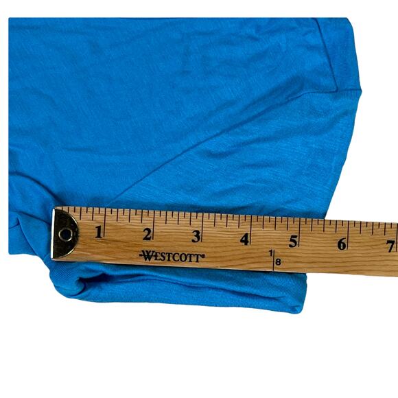 No Boundaries Blue Tee Shirt Top V-Neck Short Cuffed Sleeves JUNIORS S/CH (3-5) - Picture 11 of 12